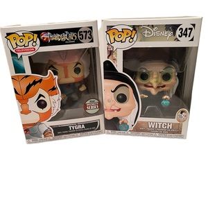 Funko Pop Lot of Two-Tygra and Witch